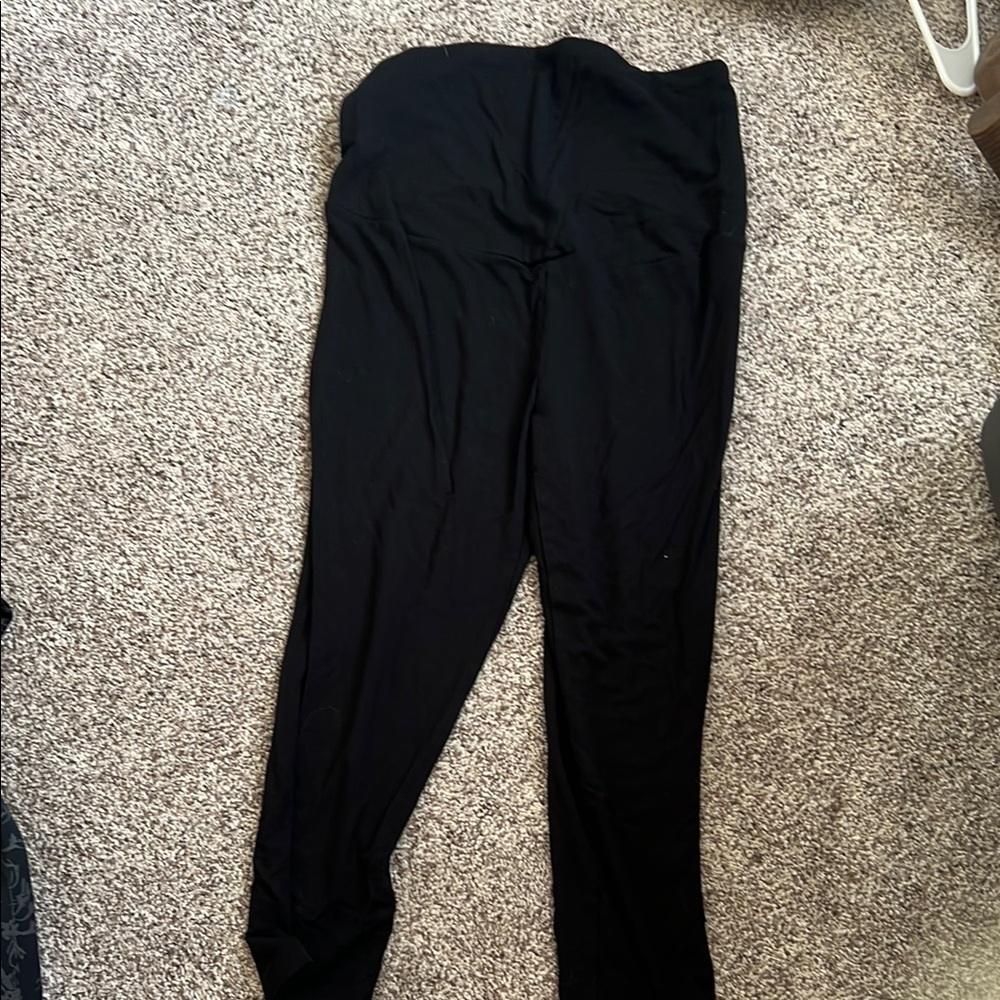 GAP Black Maternity Leggings